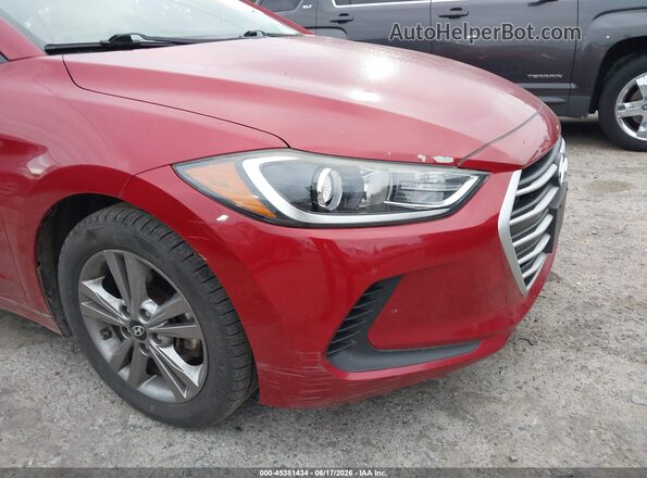 KMHD84LF5HU210501 2017 HYUNDAI ELANTRA Red 