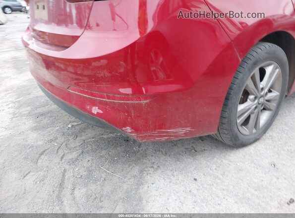 KMHD84LF5HU210501 2017 HYUNDAI ELANTRA Red 