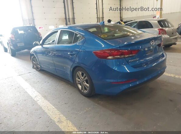 KMHD84LF5HU273517 2017 HYUNDAI ELANTRA Blue Հետևի ձախ