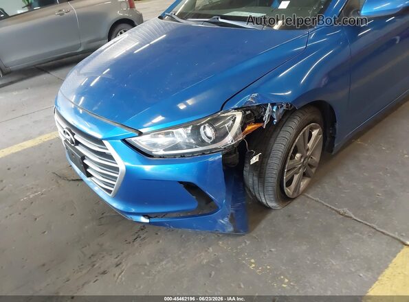 KMHD84LF5HU273517 2017 HYUNDAI ELANTRA Blue Դիմացի տեսք