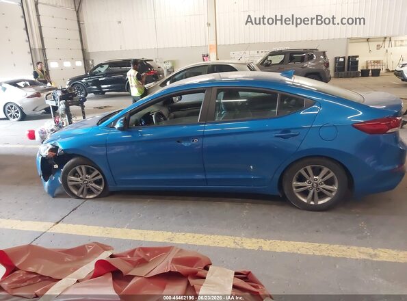 KMHD84LF5HU273517 2017 HYUNDAI ELANTRA Blue Սալոնի 360 աստիճան տեսք