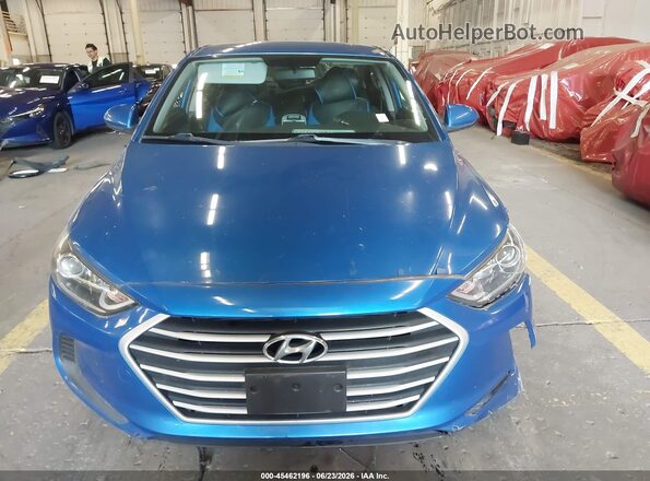KMHD84LF5HU273517 2017 HYUNDAI ELANTRA Blue Սարքավորումների վահանակի տեսք