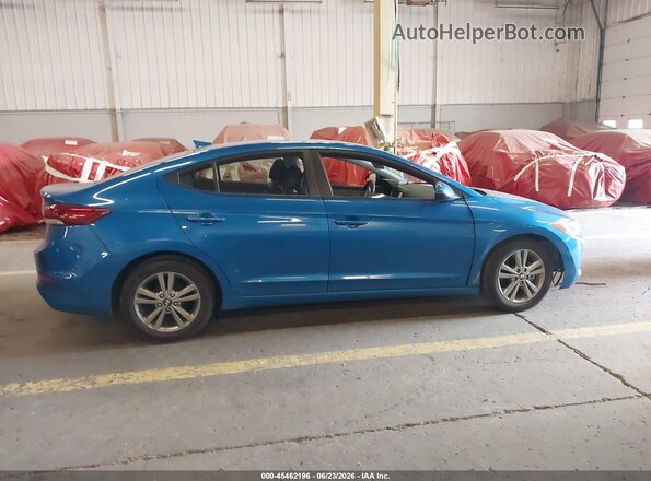 KMHD84LF5HU273517 2017 HYUNDAI ELANTRA Blue Սալոնի հետևի տեսք