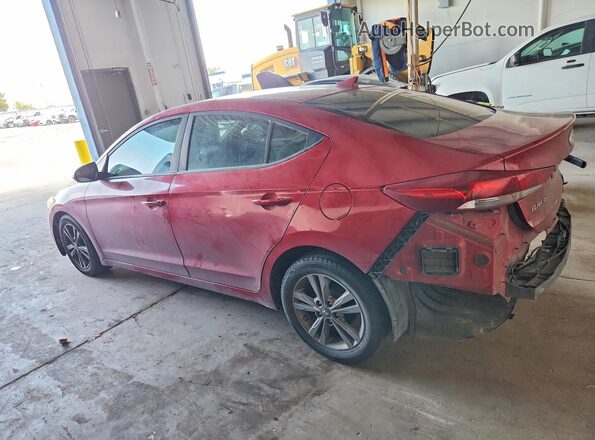 KMHD84LF5HU397772 2017 HYUNDAI ELANTRA Burgundy Trasero izquierdo