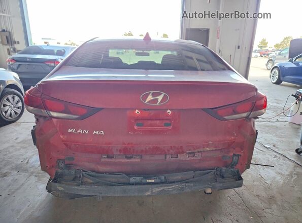 KMHD84LF5HU397772 2017 HYUNDAI ELANTRA Burgundy Vista trasera