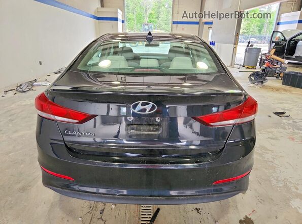 KMHD84LF5JU442568 2018 HYUNDAI ELANTRA Black Rear view