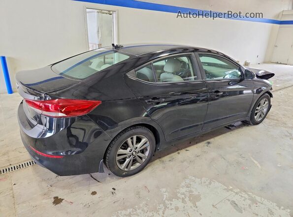 KMHD84LF5JU442568 2018 HYUNDAI ELANTRA Black Rear right