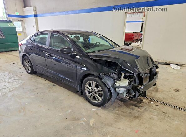 KMHD84LF5JU442568 2018 HYUNDAI ELANTRA Black Front right