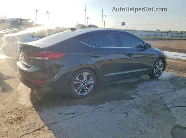 KMHD84LF5JU576349 2018 HYUNDAI ELANTRA Black Հետևի աջ