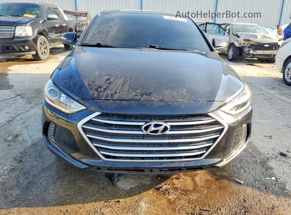 KMHD84LF5JU576349 2018 HYUNDAI ELANTRA Black Դիմացի տեսք