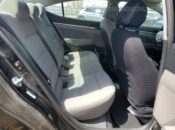 KMHD84LF5KU770557 2019 HYUNDAI ELANTRA Black Հետևի նստատեղերի տեսք