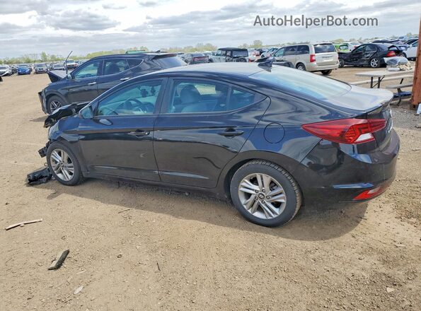 KMHD84LF5KU770557 2019 HYUNDAI ELANTRA Black Հետևի ձախ