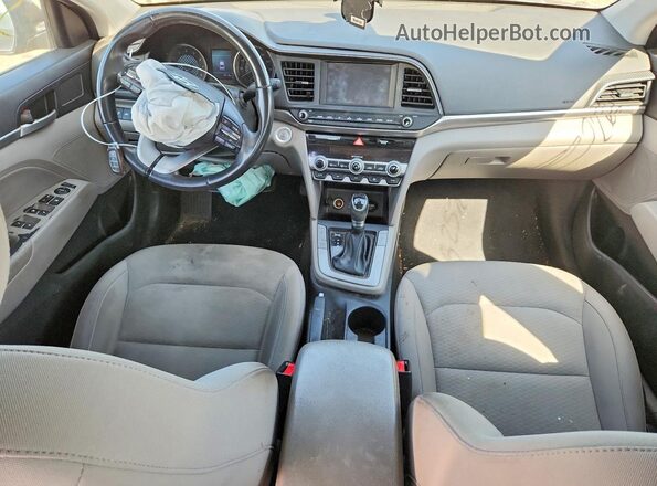 KMHD84LF5KU770557 2019 HYUNDAI ELANTRA Black Առջևի վահանակի տեսք