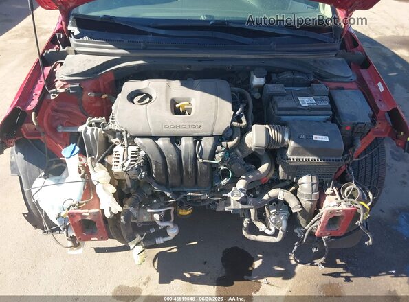 KMHD84LF5KU799508 2019 HYUNDAI ELANTRA Red უკანა ხედი
