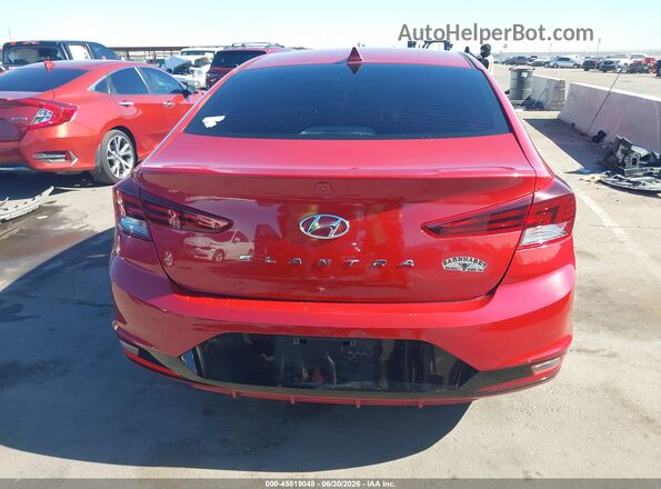 KMHD84LF5KU799508 2019 HYUNDAI ELANTRA Red 