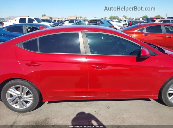 KMHD84LF5KU799508 2019 HYUNDAI ELANTRA Red სალონის 360-გრადუსიანი ხედი