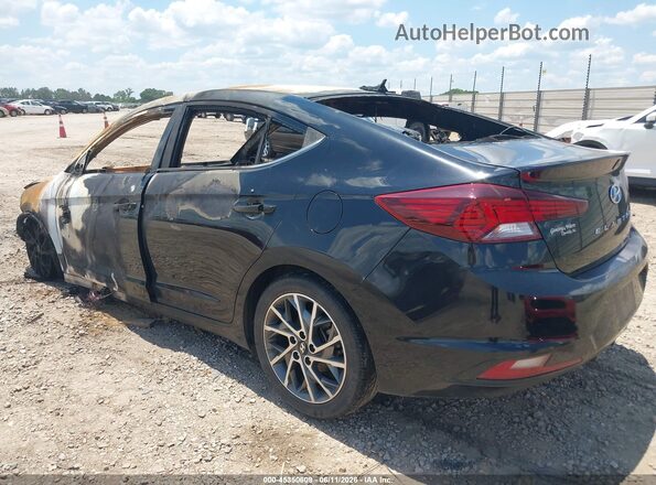 KMHD84LF5KU811902 2019 HYUNDAI ELANTRA Black Задня ліва чверть