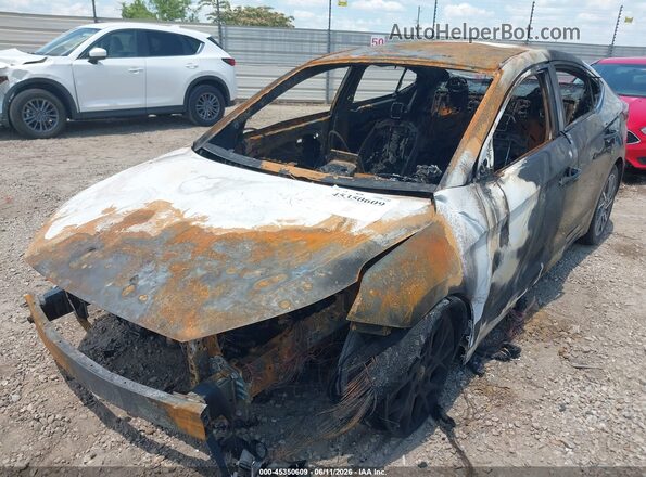 KMHD84LF5KU811902 2019 HYUNDAI ELANTRA Black Вид спереду