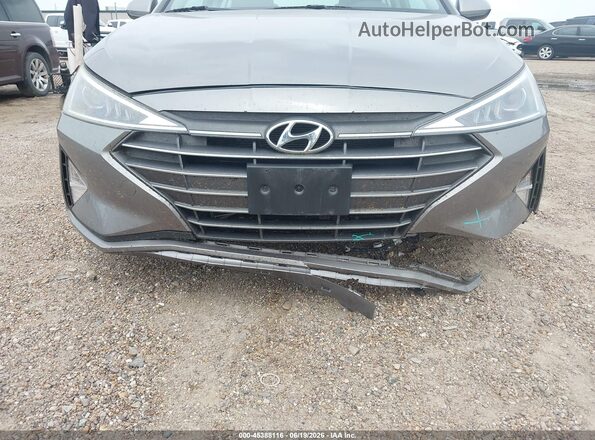 KMHD84LF5LU029553 2020 HYUNDAI ELANTRA Gray წინა ხედი