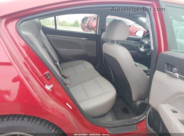 KMHD84LF5LU993537 2020 HYUNDAI ELANTRA Red VIN კოდის სტიკერის ხედი