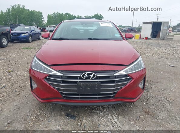 KMHD84LF5LU993537 2020 HYUNDAI ELANTRA Red ხელსაწყოთა პანელის ხედი