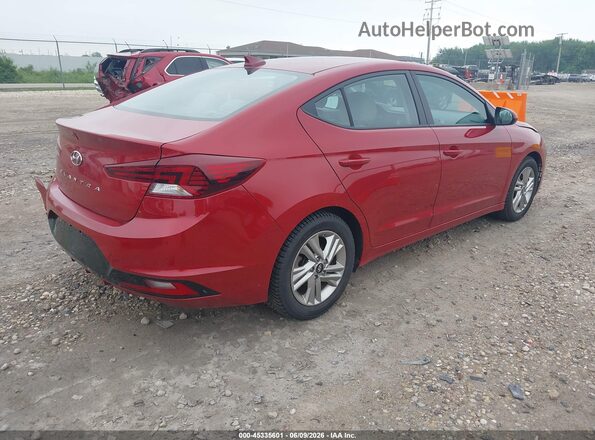 KMHD84LF5LU993537 2020 HYUNDAI ELANTRA Red უკანა მარჯვენა