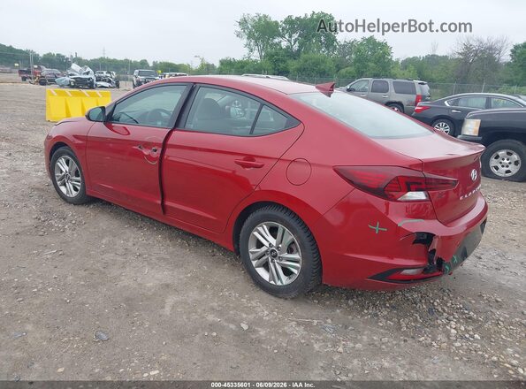 KMHD84LF5LU993537 2020 HYUNDAI ELANTRA Red უკანა მარცხენა