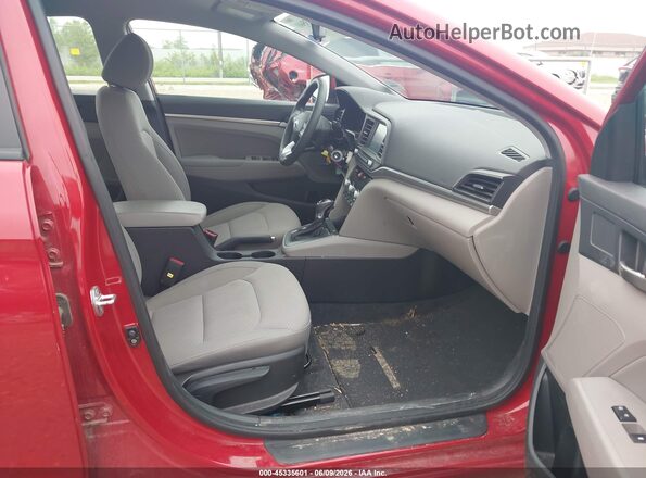 KMHD84LF5LU993537 2020 HYUNDAI ELANTRA Red წინა სალონის ხედი