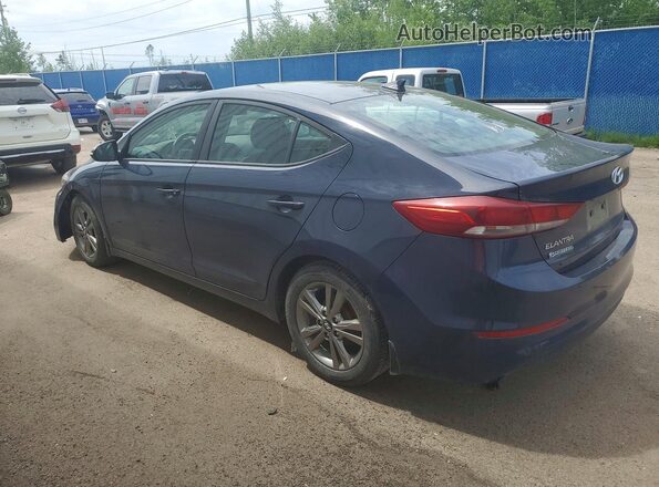 KMHD84LF6HU093706 2017 HYUNDAI ELANTRA Blue Trasero izquierdo