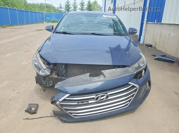 KMHD84LF6HU093706 2017 HYUNDAI ELANTRA Blue Vista frontal