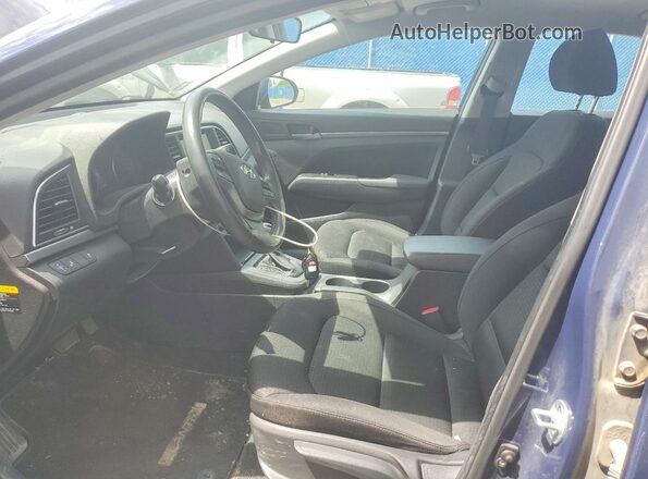 KMHD84LF6HU093706 2017 HYUNDAI ELANTRA Blue Vista interior delantera