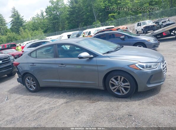 KMHD84LF6HU154746 2017 HYUNDAI ELANTRA Серый Панорамный вид салона 360°