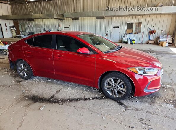 KMHD84LF6HU208725 2017 HYUNDAI ELANTRA Красный 