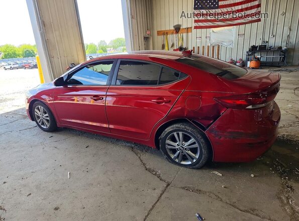 KMHD84LF6HU208725 2017 HYUNDAI ELANTRA Красный 
