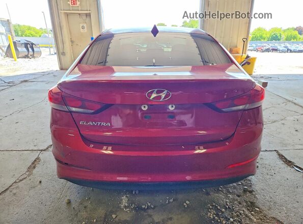 KMHD84LF6HU208725 2017 HYUNDAI ELANTRA Красный 