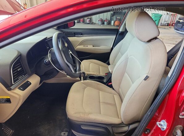 KMHD84LF6HU208725 2017 HYUNDAI ELANTRA Красный 