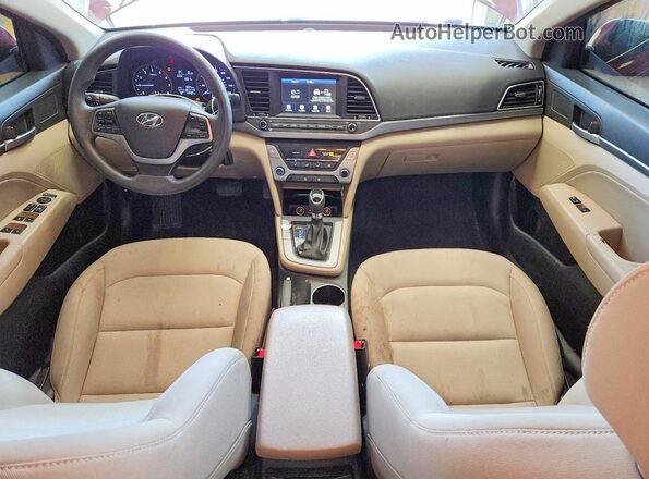 KMHD84LF6HU208725 2017 HYUNDAI ELANTRA Красный 