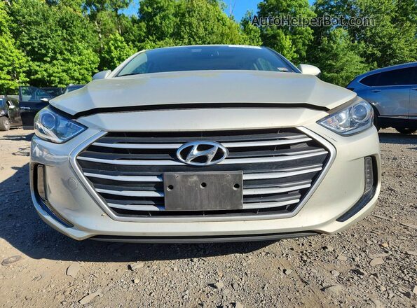 KMHD84LF6HU328458 2017 HYUNDAI ELANTRA Silver Front view