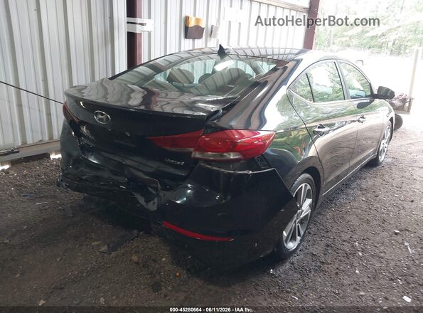 KMHD84LF6HU355143 2017 HYUNDAI ELANTRA Black Trasero derecho