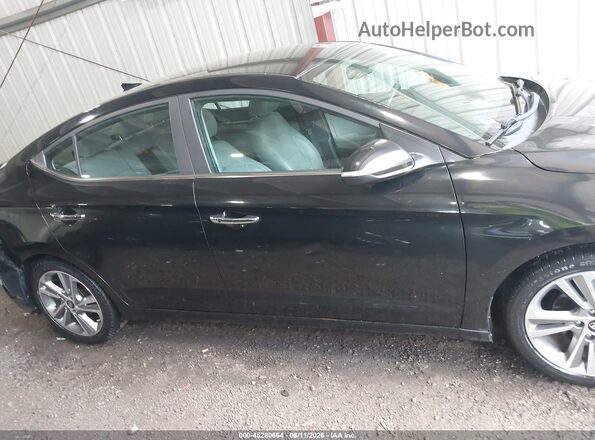 KMHD84LF6HU355143 2017 HYUNDAI ELANTRA Black Vista interior trasera