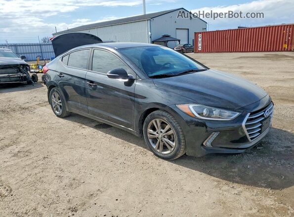 KMHD84LF6JU454051 2018 HYUNDAI ELANTRA Black 