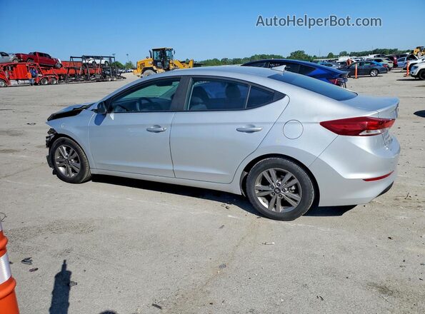 KMHD84LF6JU467804 2018 HYUNDAI ELANTRA Silver Trasero izquierdo