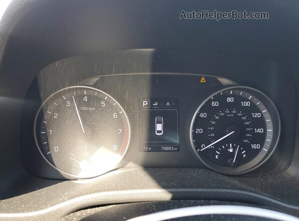 KMHD84LF6JU467804 2018 HYUNDAI ELANTRA Silver Vista del cuadro de instrumentos