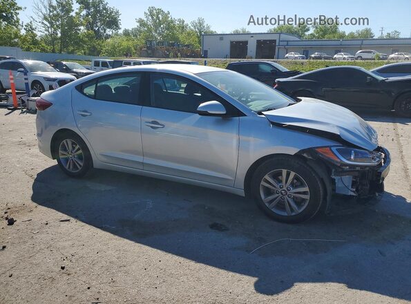 KMHD84LF6JU467804 2018 HYUNDAI ELANTRA Silver Delantero derecho