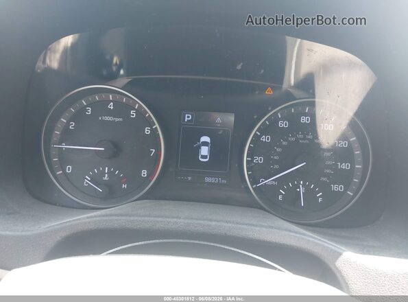 KMHD84LF6JU504334 2018 HYUNDAI ELANTRA Black Widok tylnych siedzeń