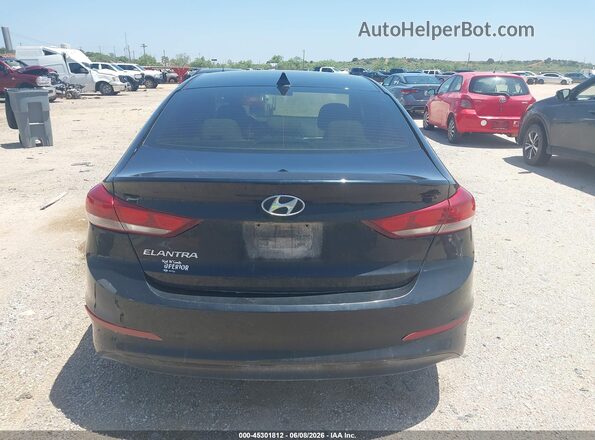 KMHD84LF6JU504334 2018 HYUNDAI ELANTRA Black 