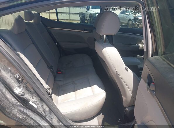 KMHD84LF6JU504334 2018 HYUNDAI ELANTRA Black Widok naklejki z numerem VIN