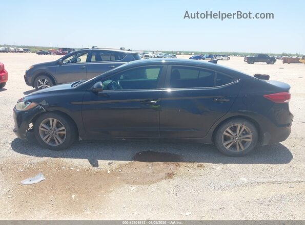 KMHD84LF6JU504334 2018 HYUNDAI ELANTRA Black Widok wnętrza 360 stopni