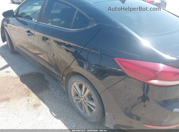 KMHD84LF6JU504334 2018 HYUNDAI ELANTRA Black 
