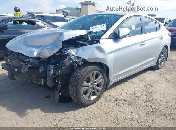KMHD84LF6JU508237 2018 HYUNDAI ELANTRA Silver Передня ліва чверть